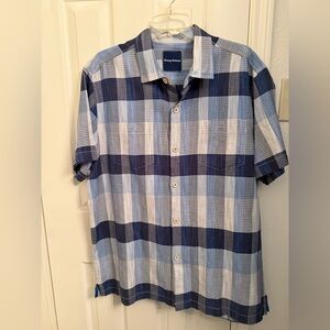 Tommy Bahama Blue Casual Button Down Shirt